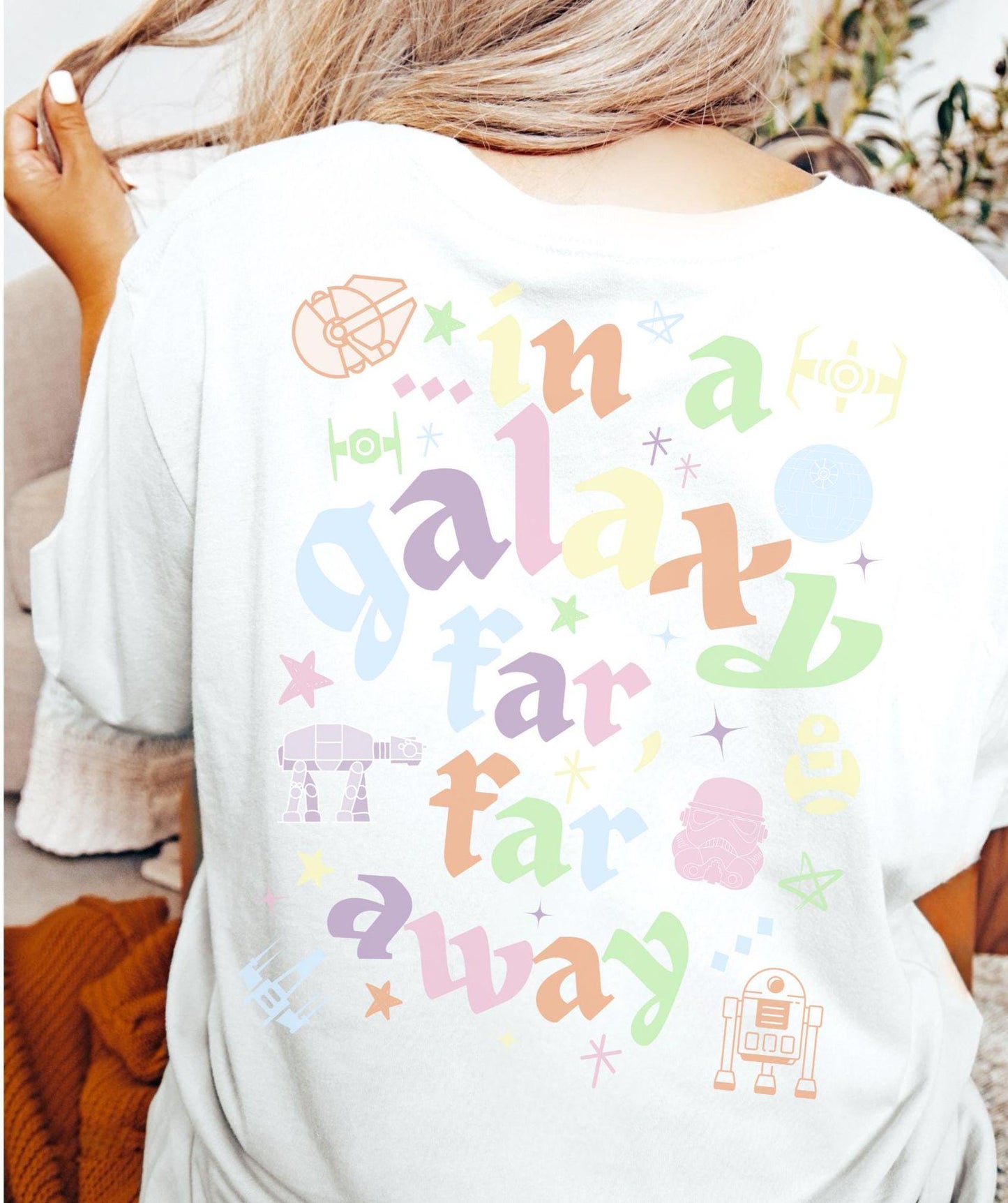 Star Wars Disney Mom Shirt, Subtle Galaxy Bella Canvas Tee