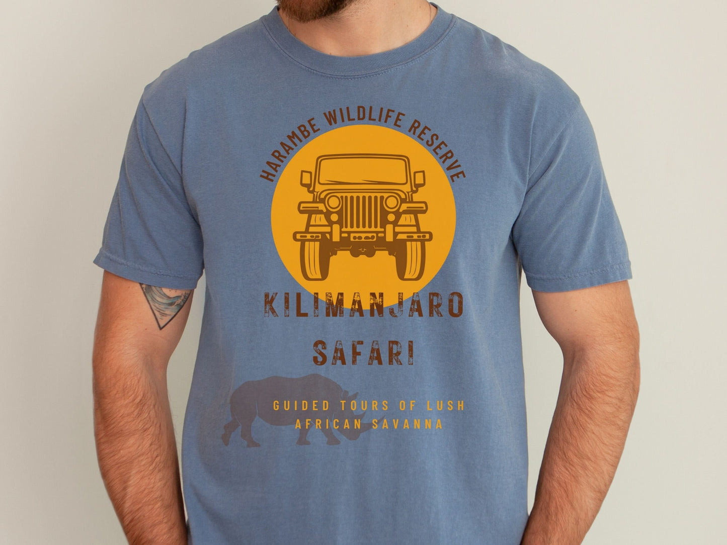 Kilimanjaro Safari T-Shirt, Comfort Colors Garment Dyed, Disney Family Matching