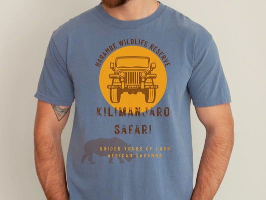 Kilimanjaro Safari T-Shirt, Comfort Colors Garment Dyed, Disney Family Matching