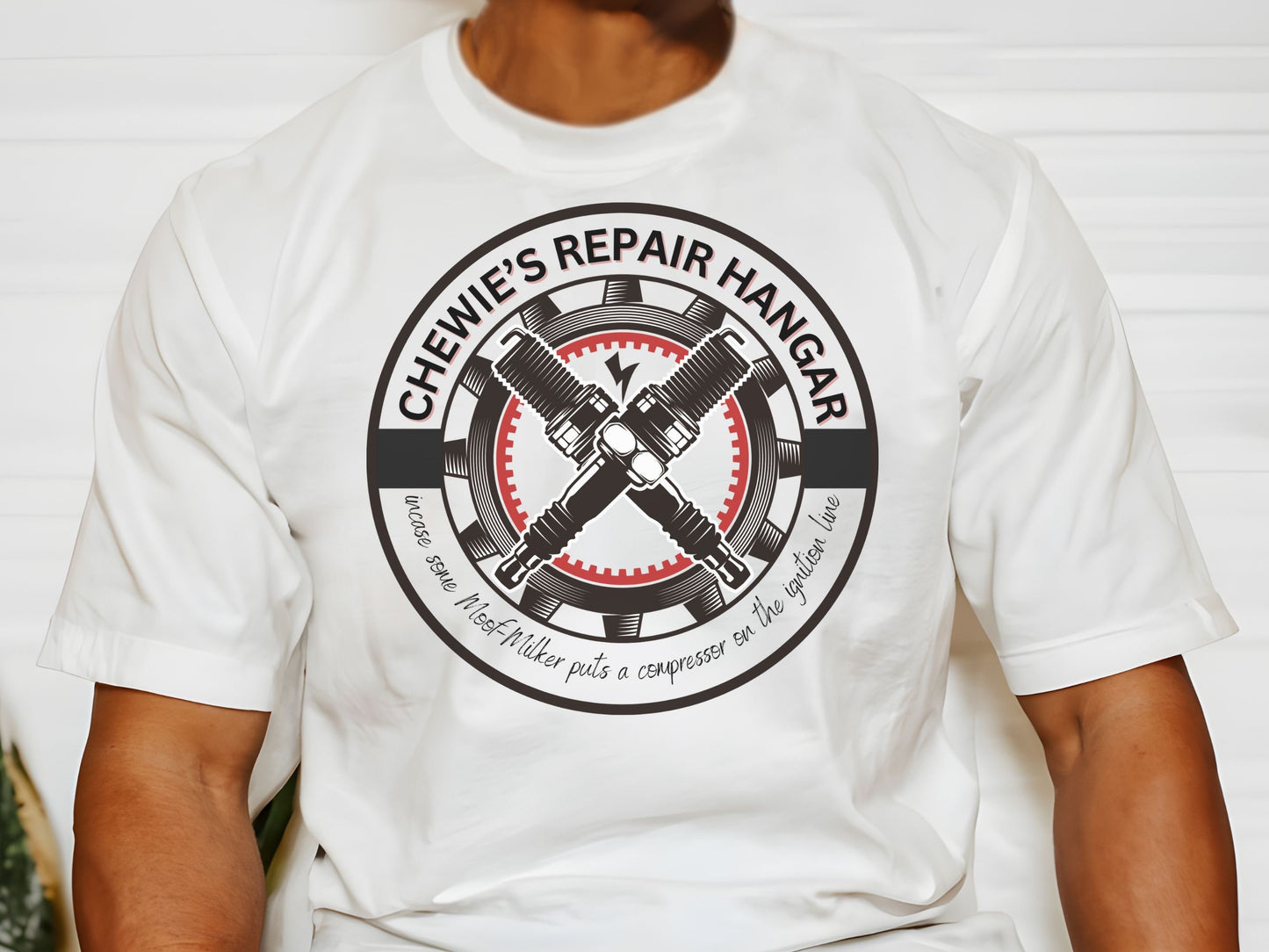 Chewie's Repair Hangar Shirt: Moof Milker, Subtle Star Wars Tee