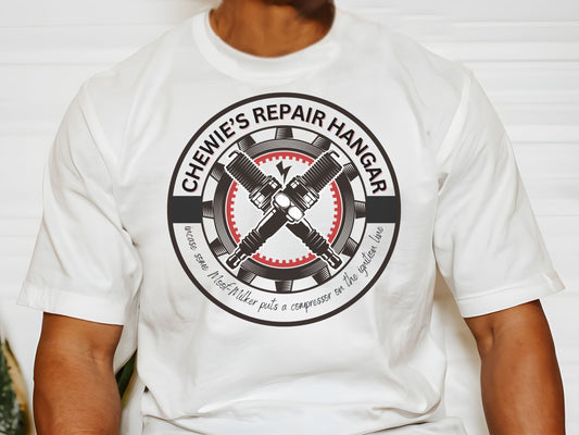 Chewie's Repair Hangar Shirt: Moof Milker, Subtle Star Wars Tee