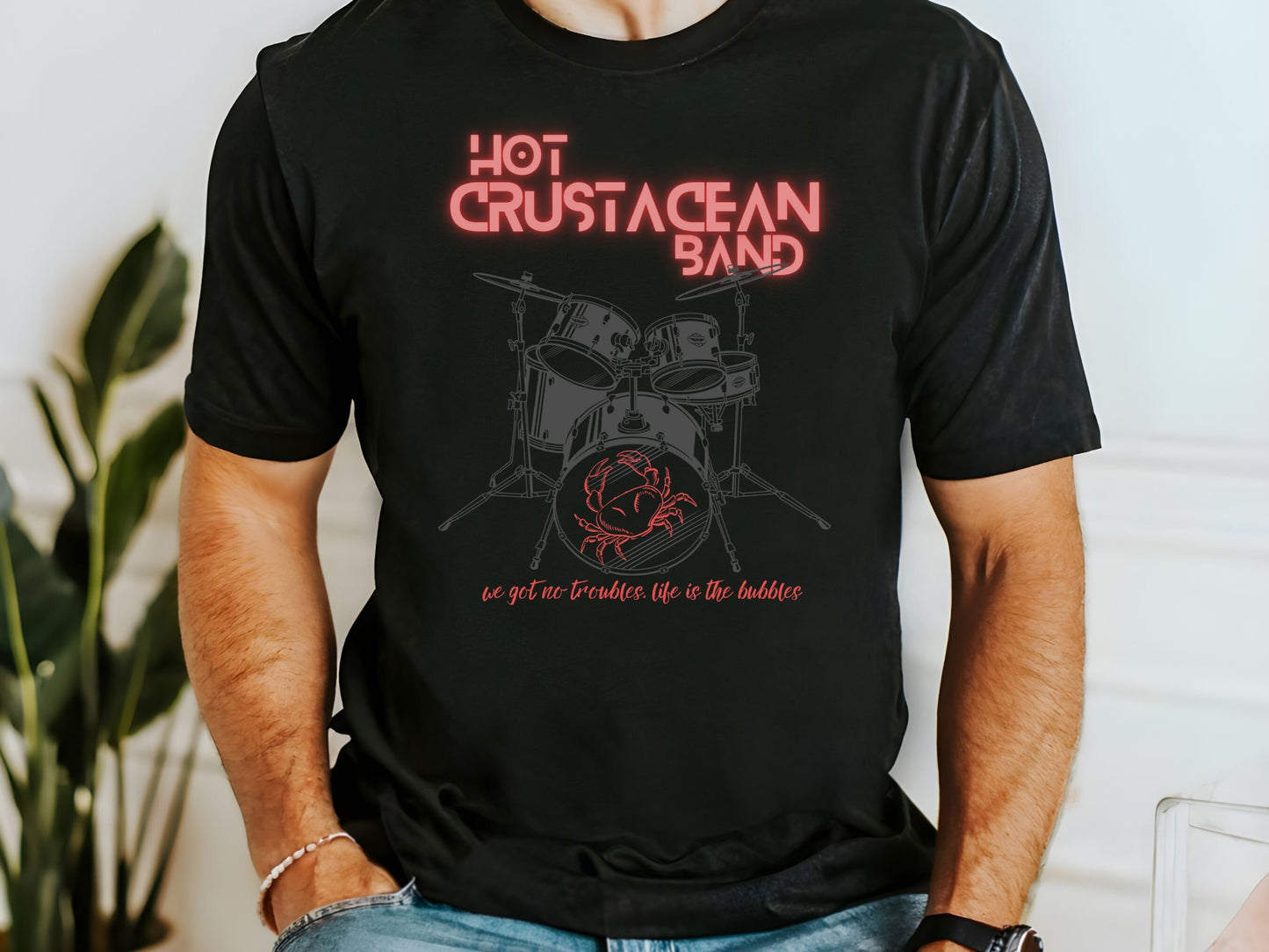 Hot Crustacean Band Disney Shirt, Bella Canvas Matching Family Tee