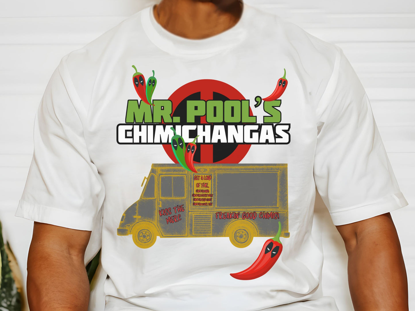 Deadpool Mr. Pool's Chimis Bella Canvas Tee, Subtle Disney Shirt