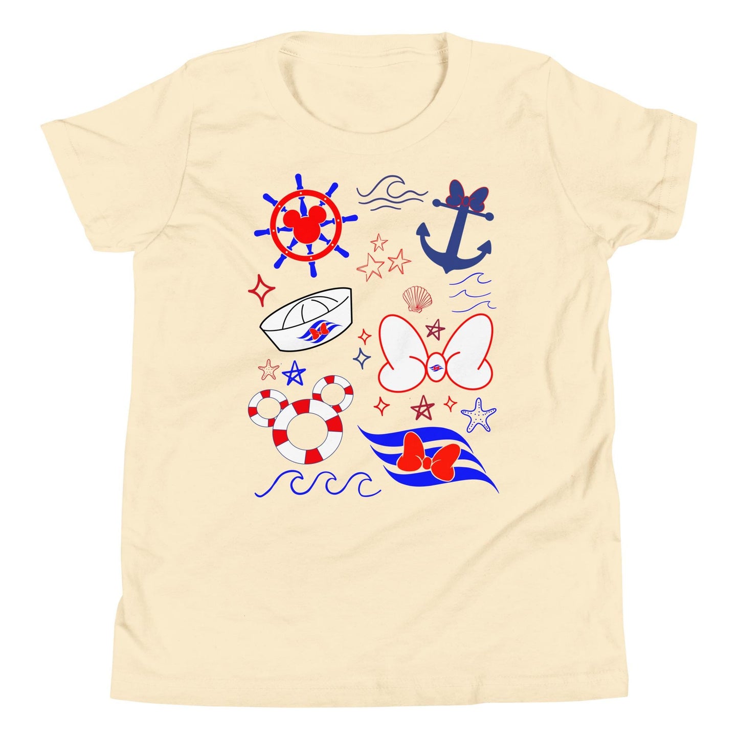 Disney Cruise Youth T-Shirt, Family Matching Doodle Design