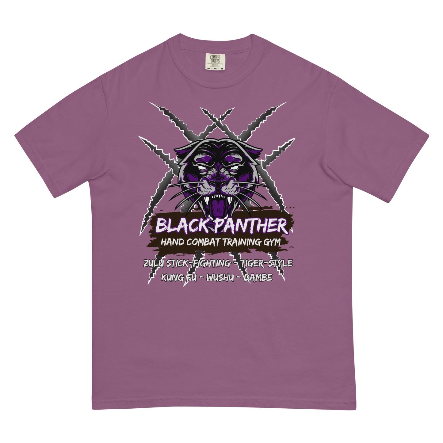 Black Panther Training Gym Shirt, Marvel Avenger Inspired Comfort Colors Tee
