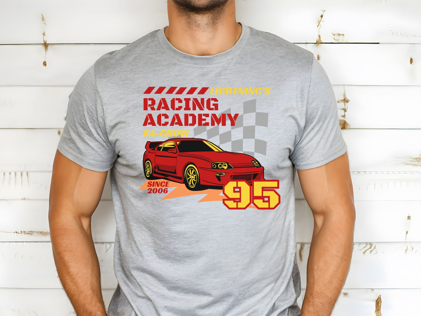 Lightning McQueens Racing Academy Disney Cars Shirt, Bella Canvas Unisex Tee