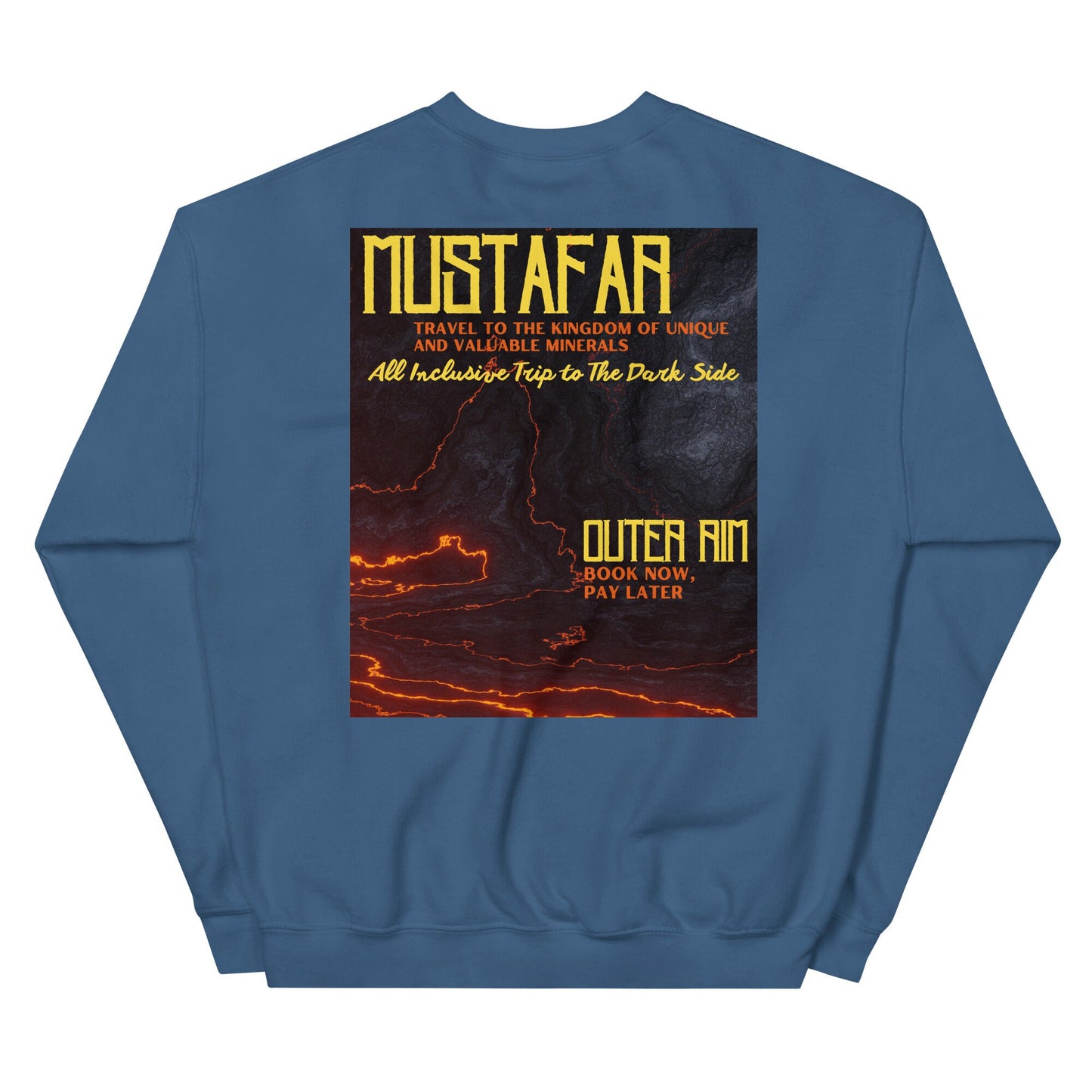 Mustafar Sweatshirt, Dark Side Outer Rim, Matching Family Unisex Crewneck