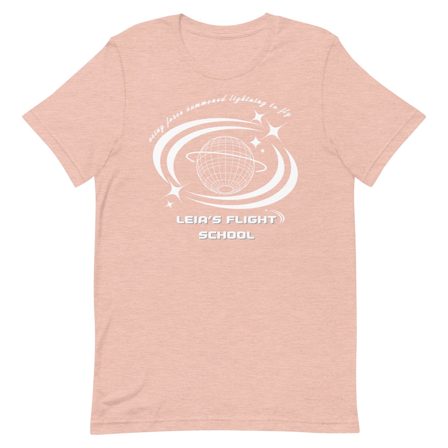 Leia's Flight School T-Shirt, Subtle Star Wars Family Matching Shirt