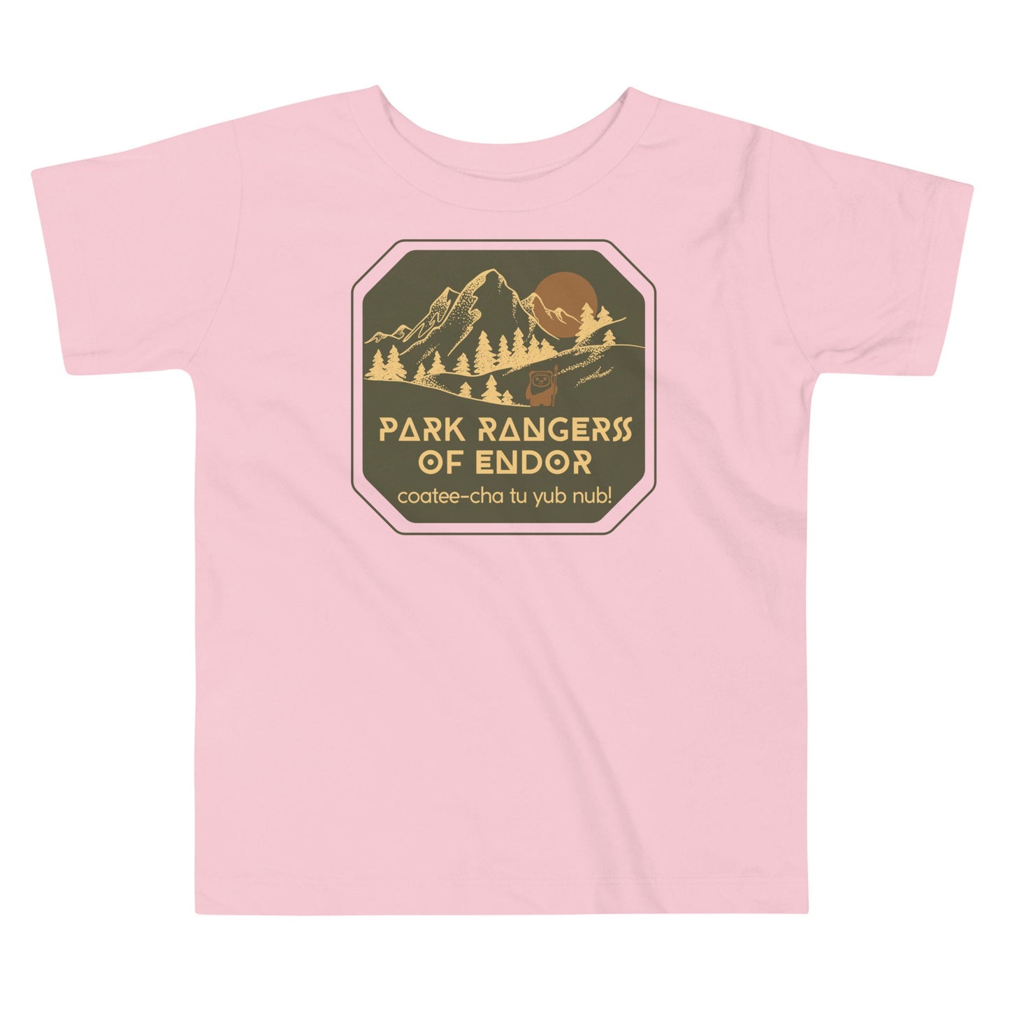 Park Rangers of Endor Toddler Shirt, Subtle Disney Family Tee