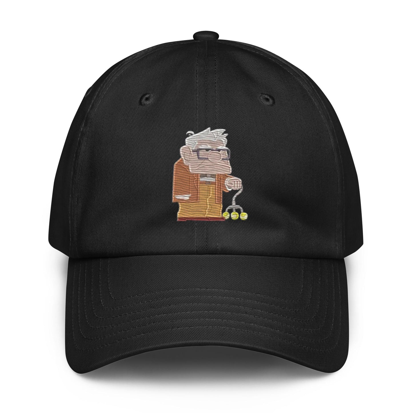 Disney UP Carl Embroidered Dad Hat, Under Armour Flexfit Twill Cap