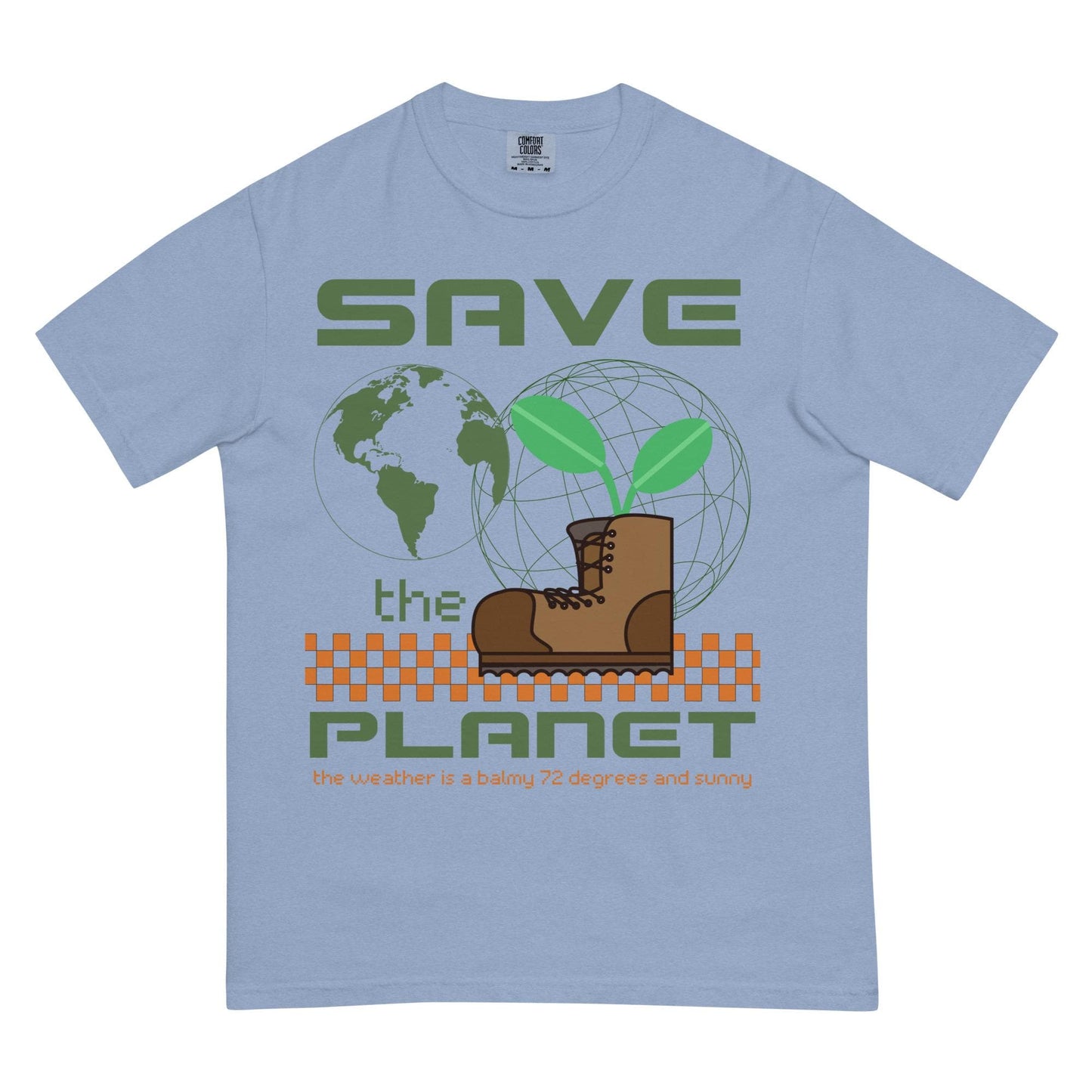 Wall-E Save the Planet Comfort Colors Shirt, Disney Pixar Tee