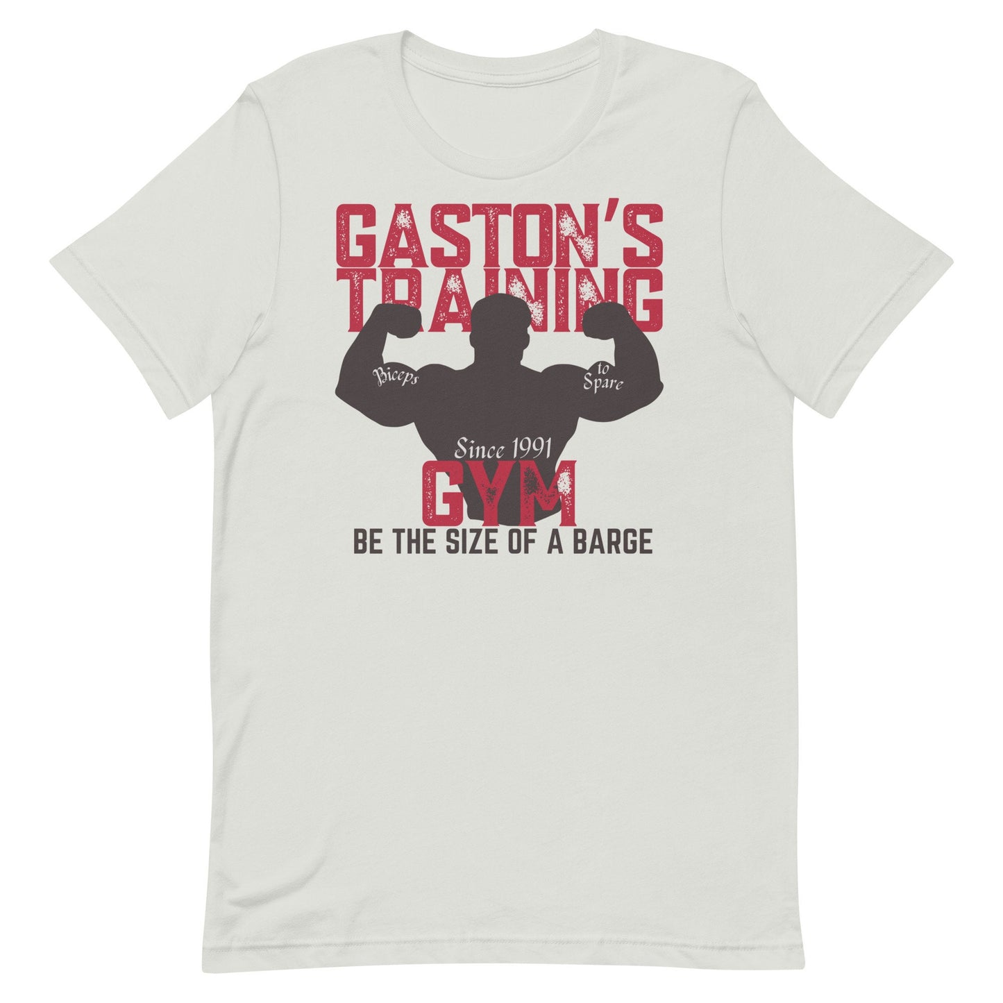Gaston's Training Gym Shirt, Disney Dad Bella Canvas Tee