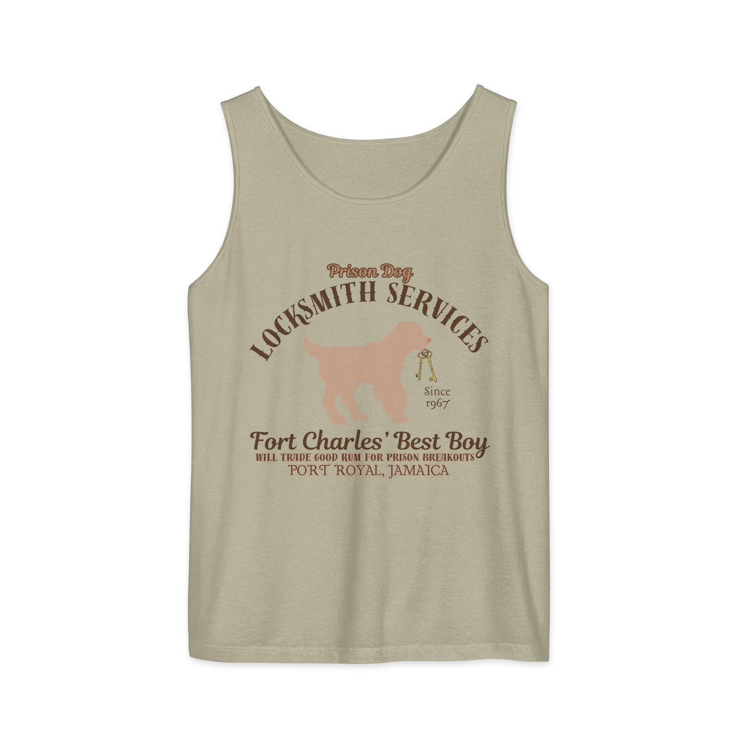 Pirates of the Caribbean Prison Dog Comfort Colors Tank