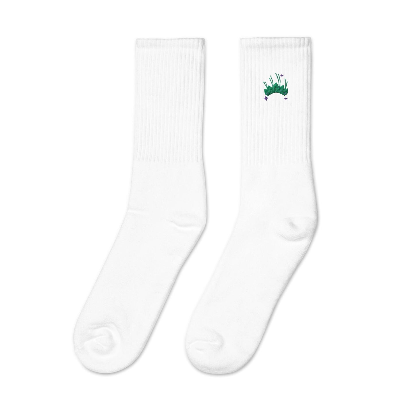 Princess and the Frog Disney Inspired Tiana Embroidered Socks