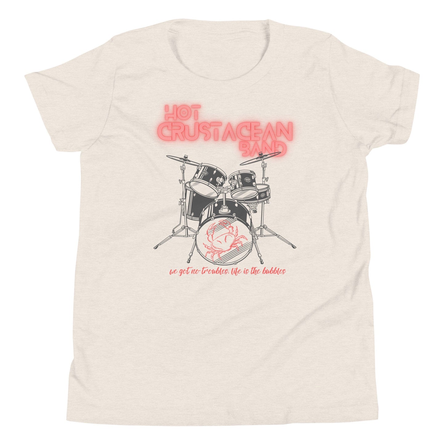 Hot Crustacean Band Youth T-Shirt, Subtle Disney Family Matching Shirt