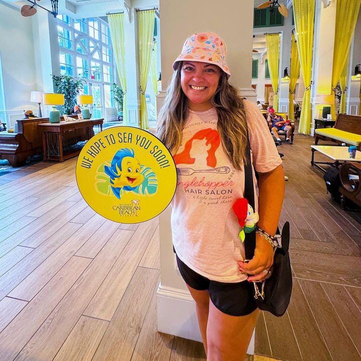 Dinglehopper Hair Salon Shirt, Little Mermaid Theme Park Bella Canvas Tee