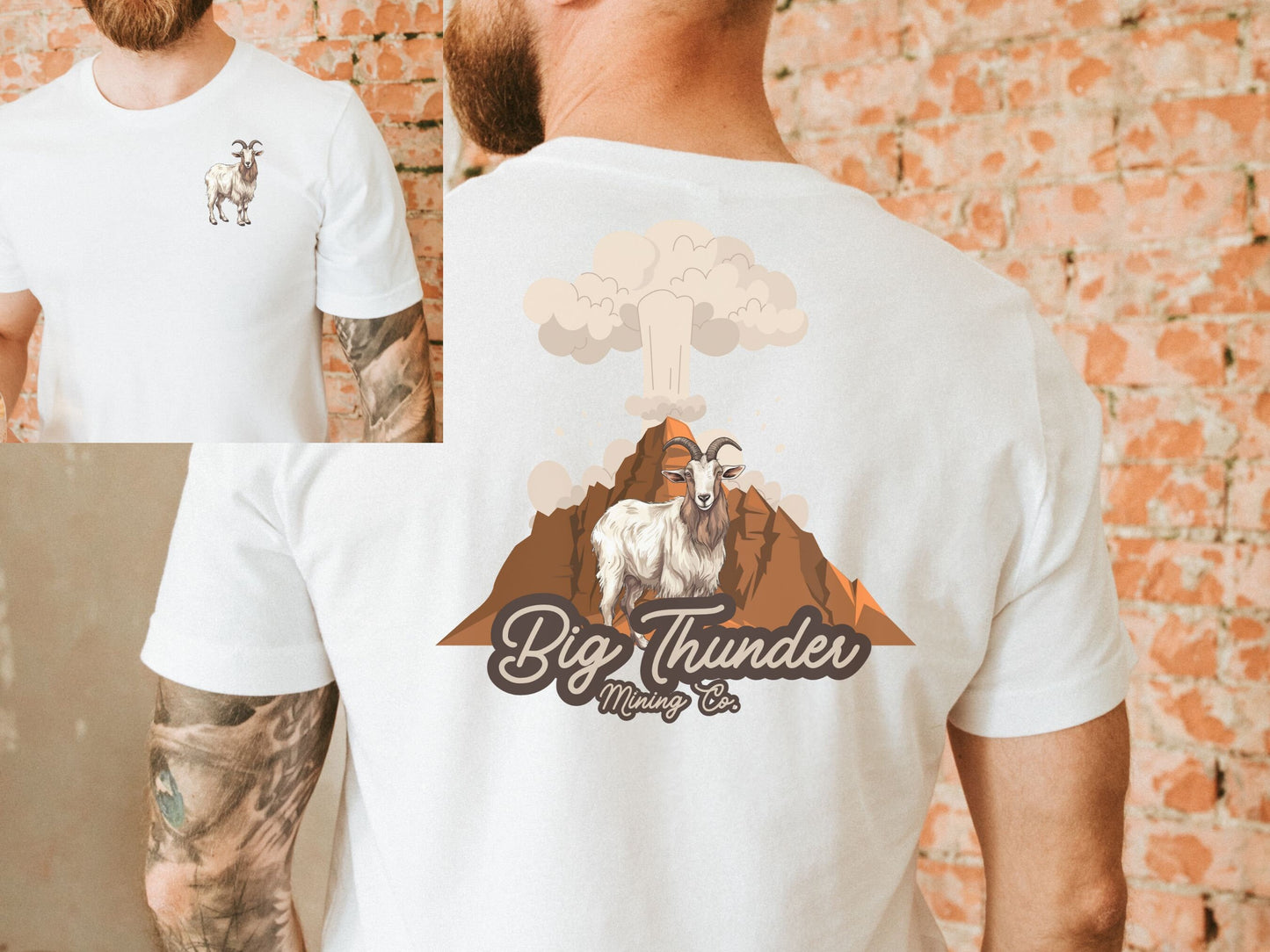 Big Thunder Goat Mountain Shirt: Bella Canvas Disneyland Family Tee