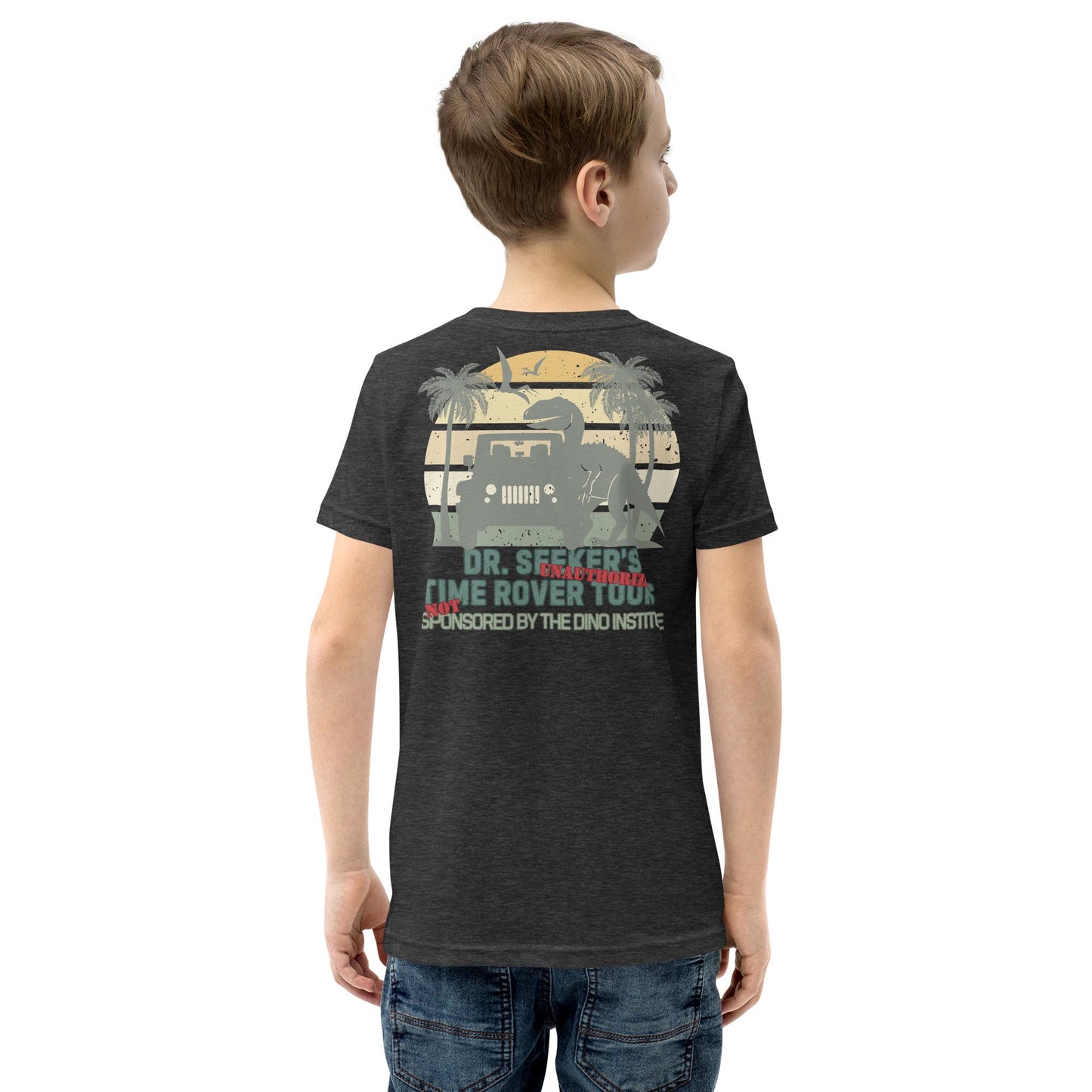 Not Our Dino Youth Shirt, Dinoland Design