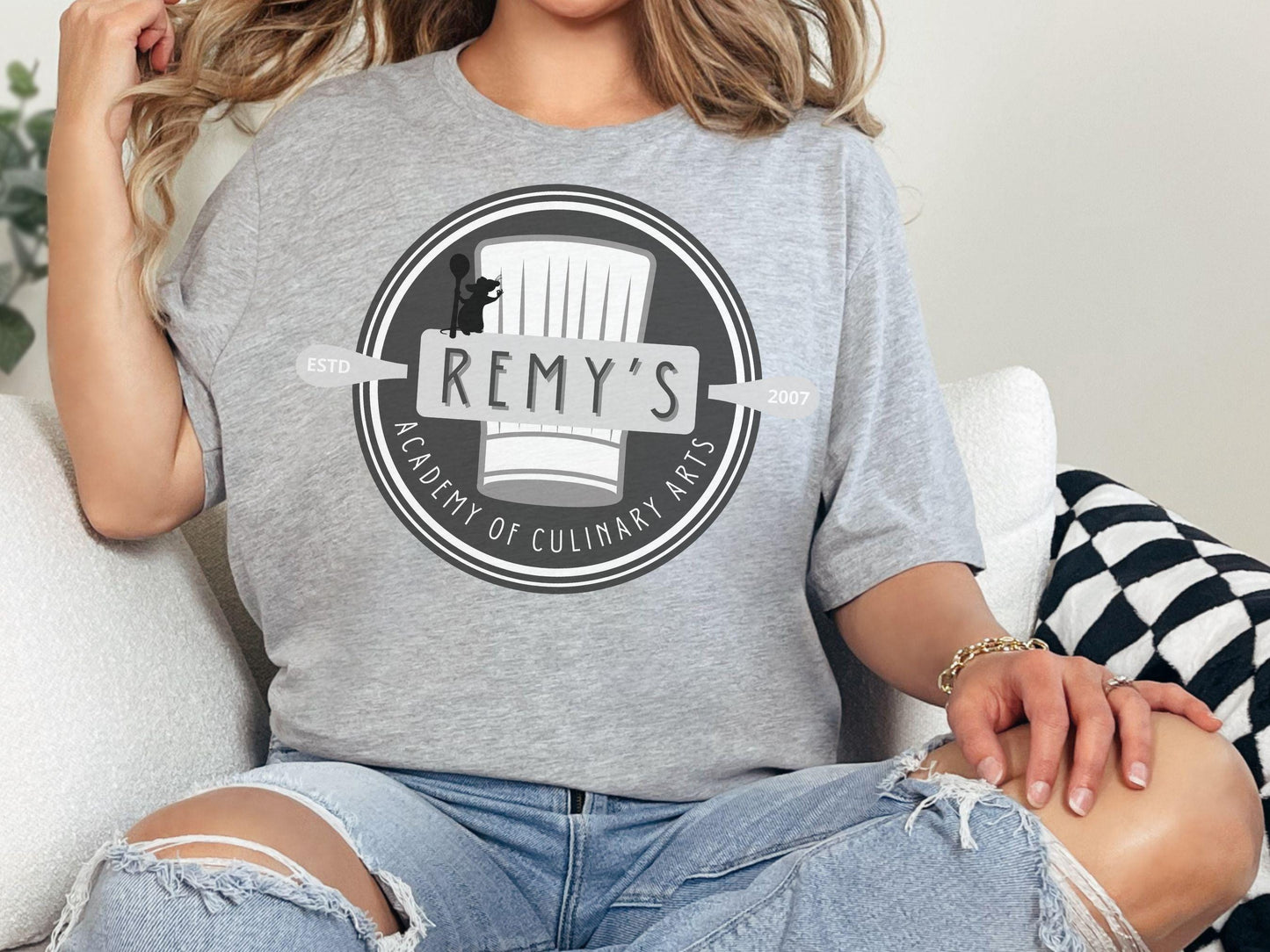 Remy's Academy Bella Canvas Shirt, Subtle Ratatouille Disney Family Tee