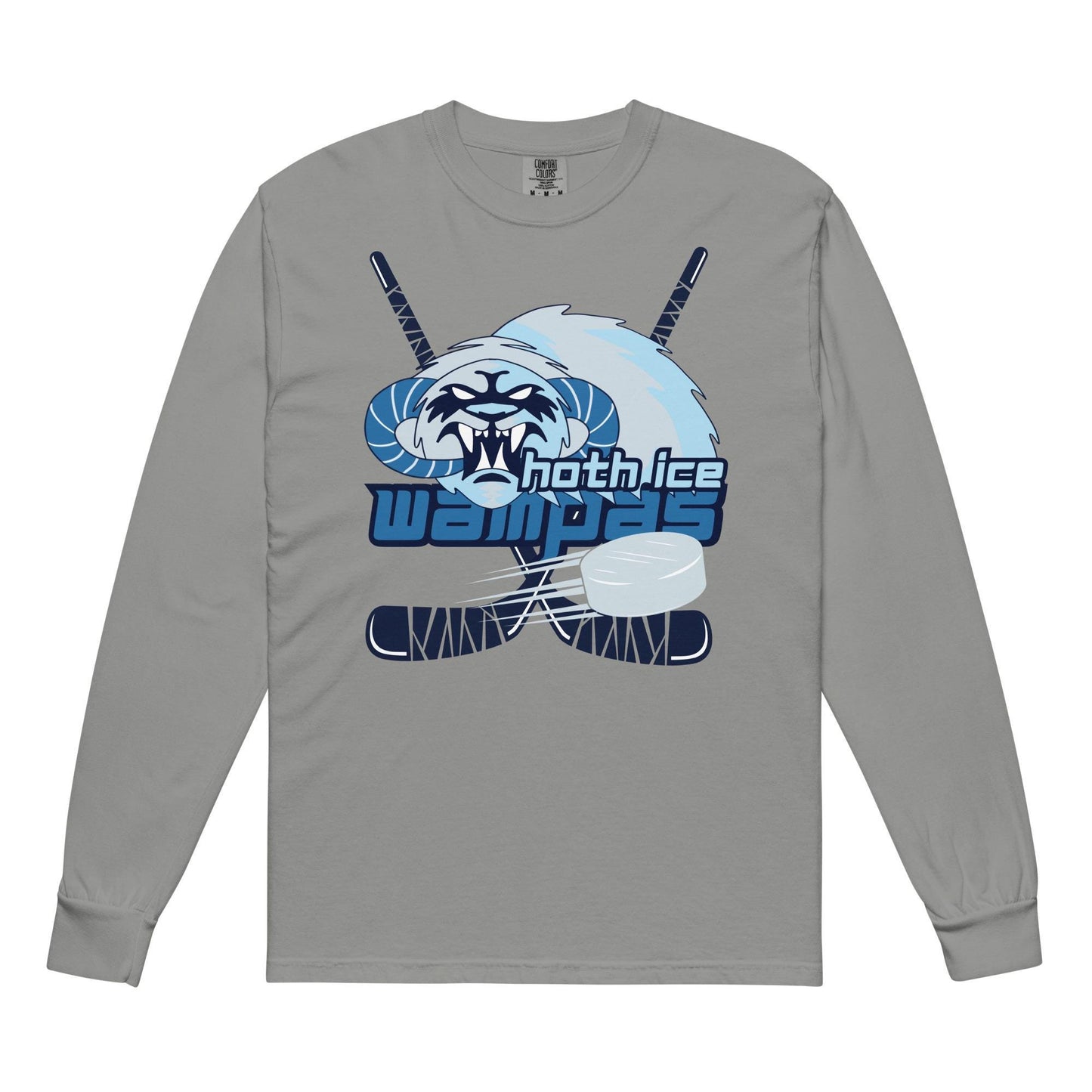 Hoth Ice Wampas Hockey Star Wars Long Sleeve Comfort Colors Shirt