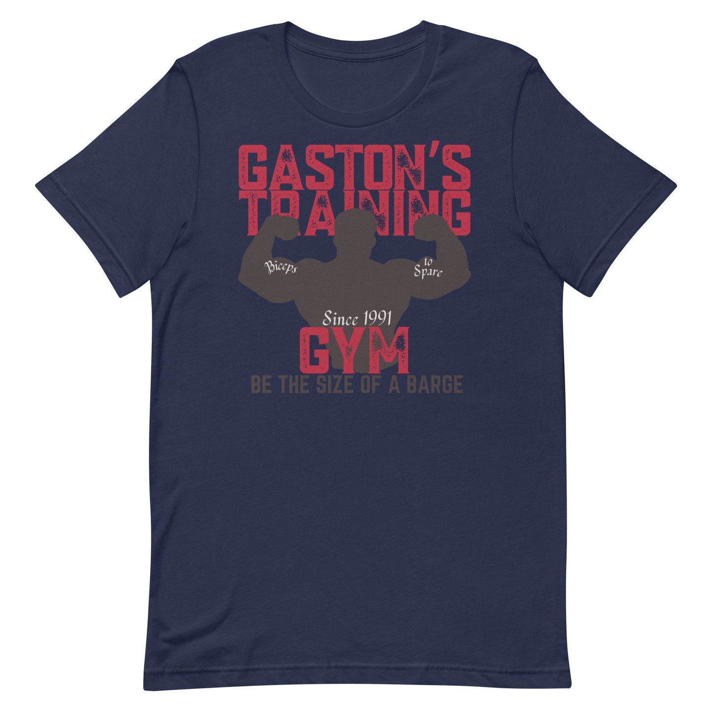 Gaston's Training Gym Shirt, Disney Dad Bella Canvas Tee