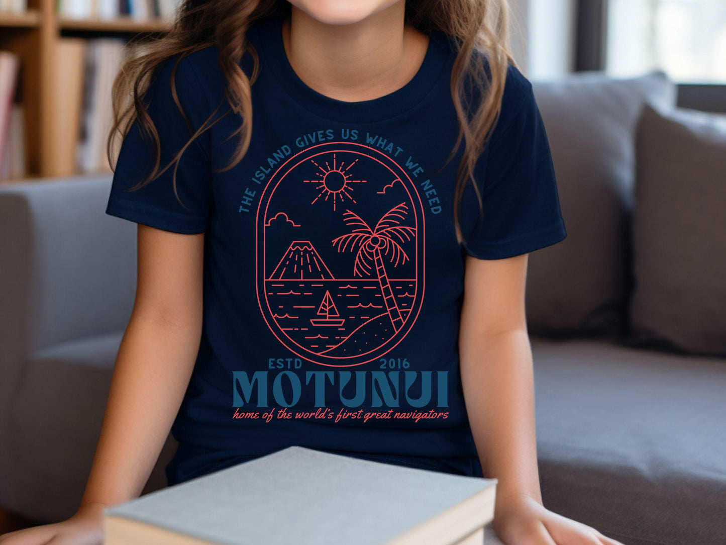 Motunui Island Bella Canvas Youth T-Shirt, Family Disney Trip