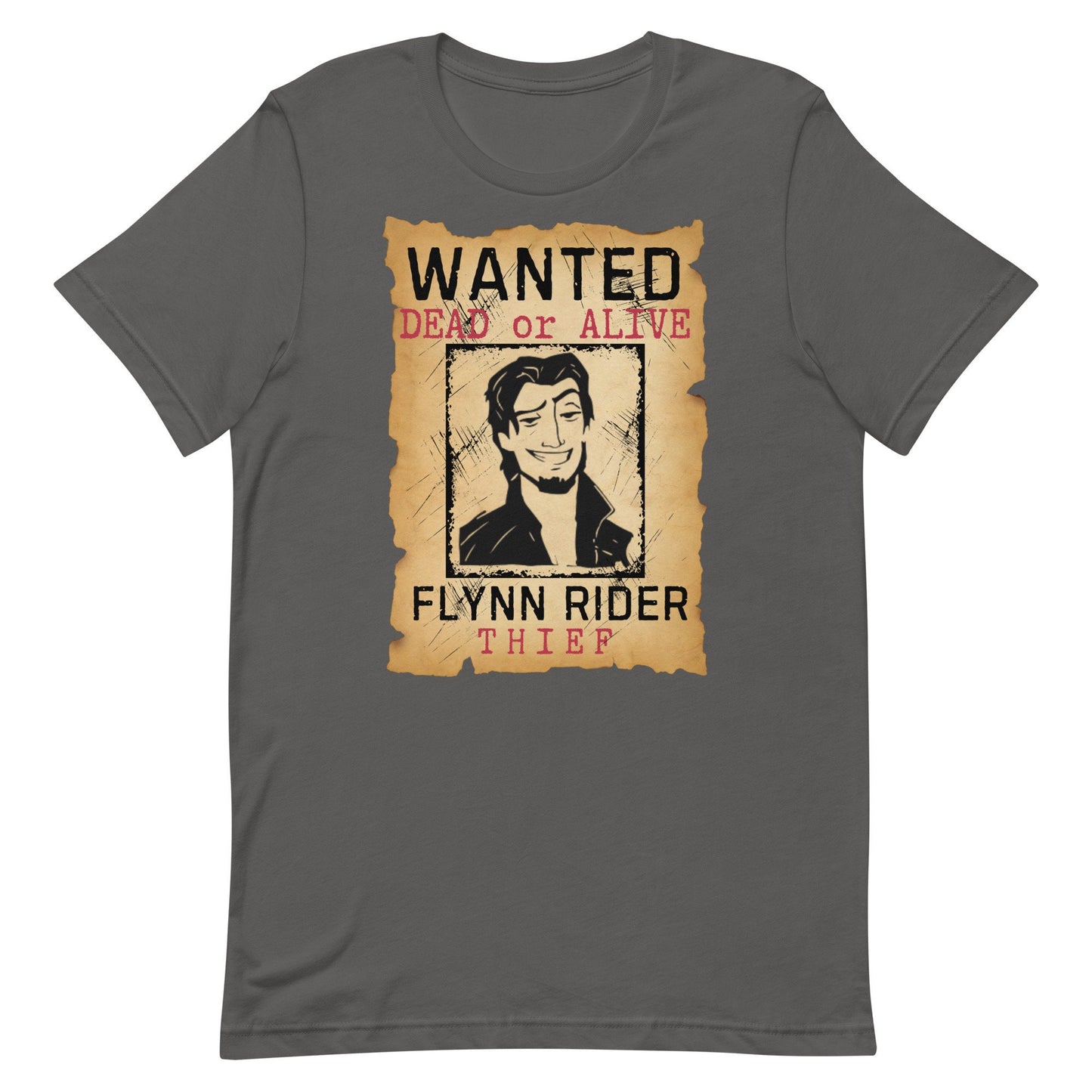 Wanted Flynn Rider Disney Shirt, Unisex Bella Canvas Tee