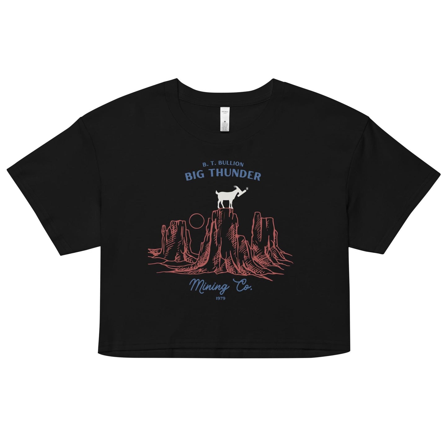 Big Thunder Mountain Crop Top, Magic Kingdom, Women's Cotton Shirt