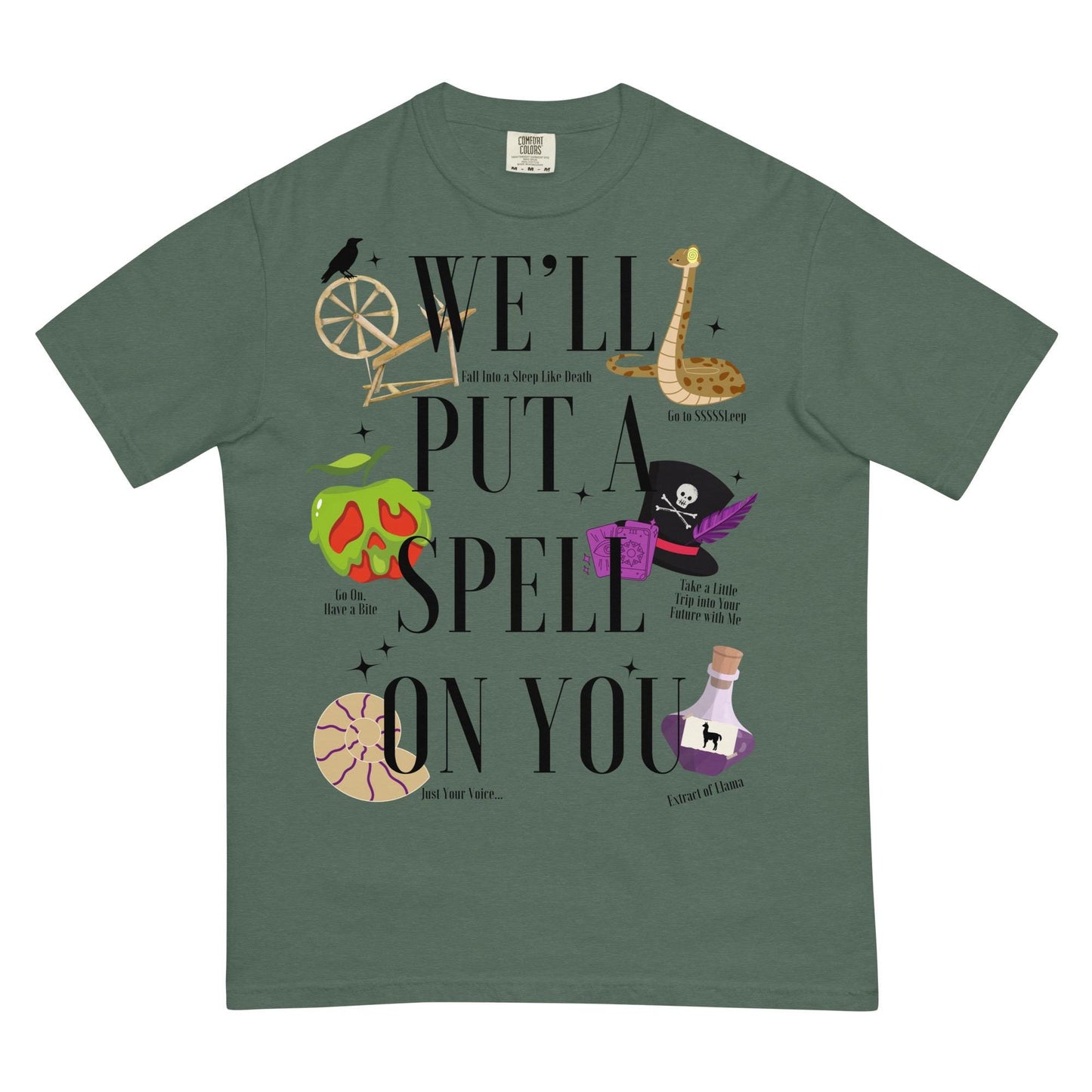 Disney Halloween Villains Shirt, Spooky Comfort Colors Tee