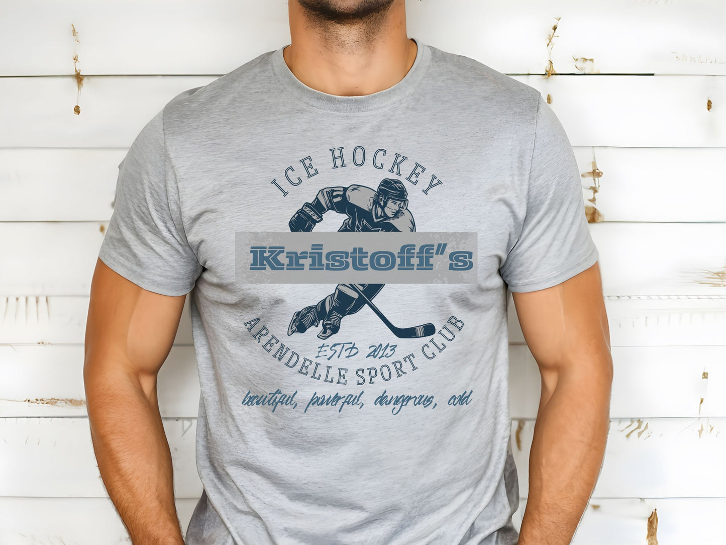 Kristoff's Ice Hockey Bella Canvas T-Shirt, Subtle Disney Shirt