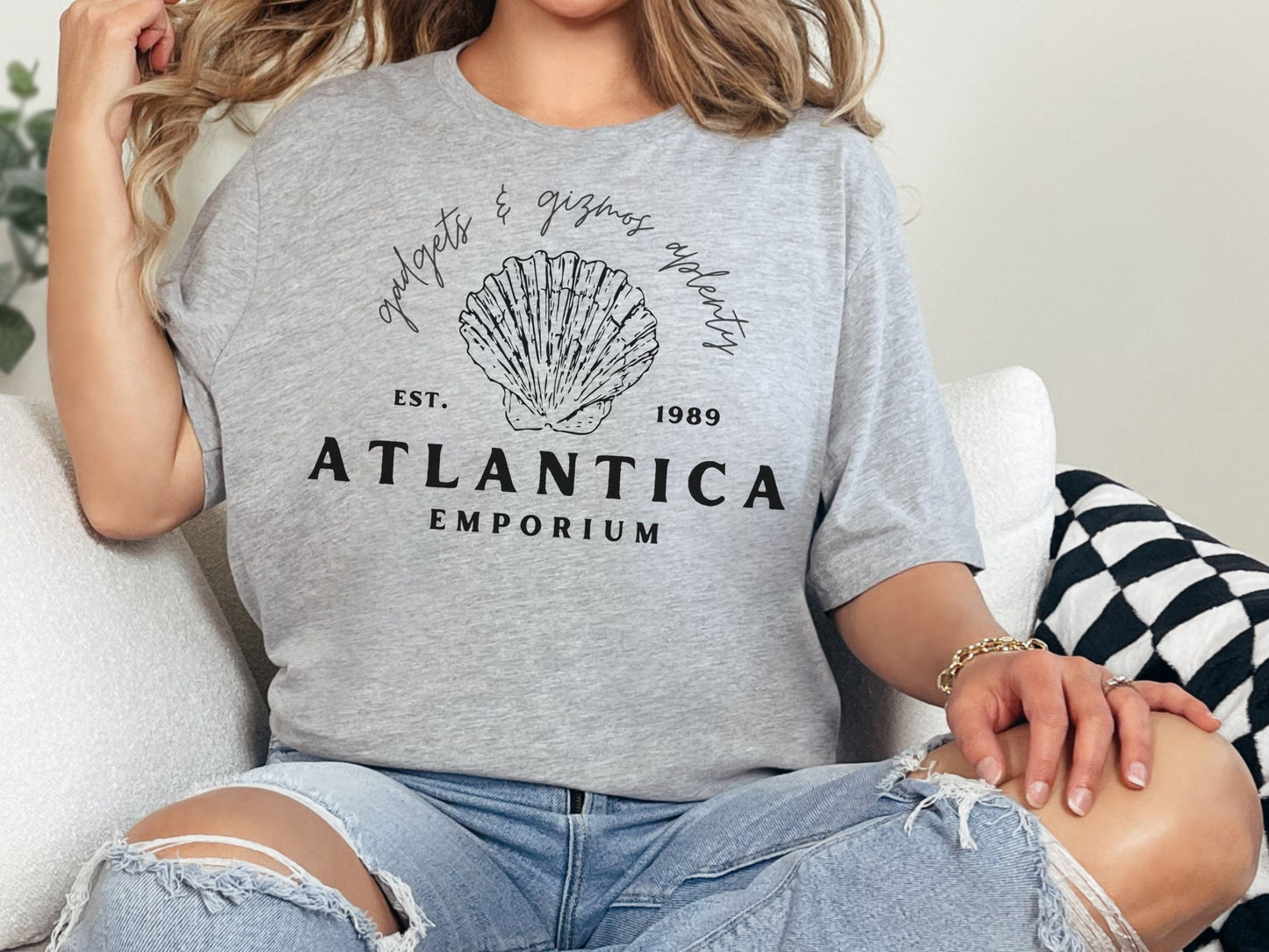 Atlantica Emporium T-Shirt, Subtle Disney Little Mermaid Design