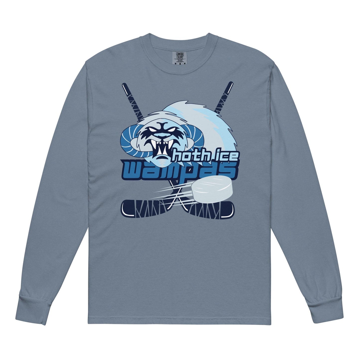 Hoth Ice Wampas Hockey Star Wars Long Sleeve Comfort Colors Shirt