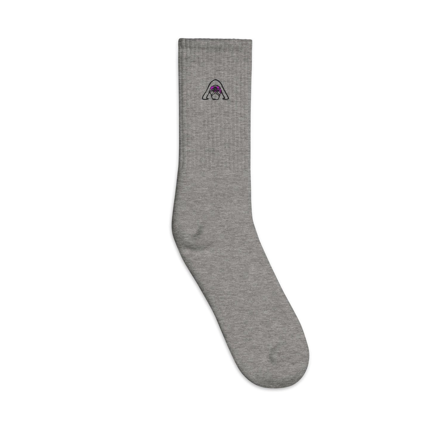 Kylo Ren Embroidered Crew Socks: Star Wars Dark Side Inspired
