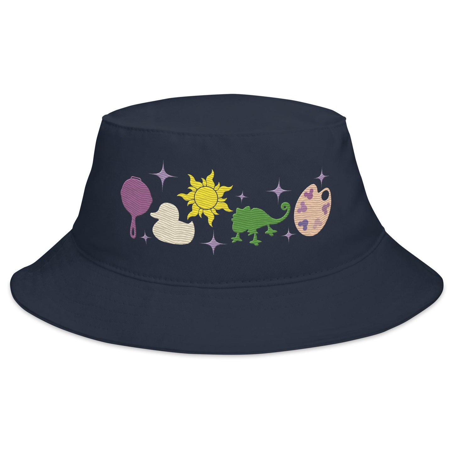 Rapunzel Inspired Bucket Hat: Tangled Icon Cotton Twill Hat