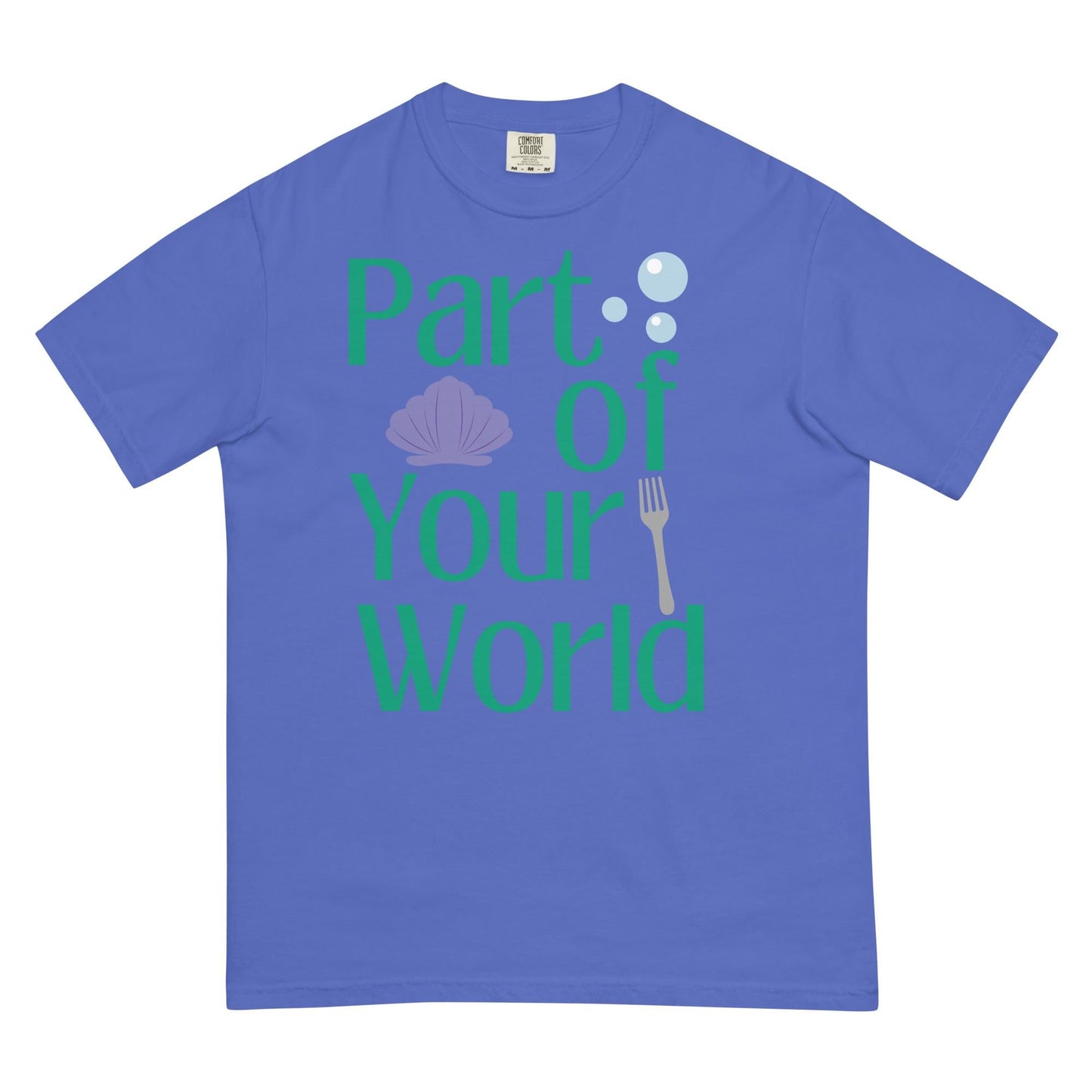 Little Mermaid Inspired Comfort Colors Shirt, Ariel Disney Princess Tee