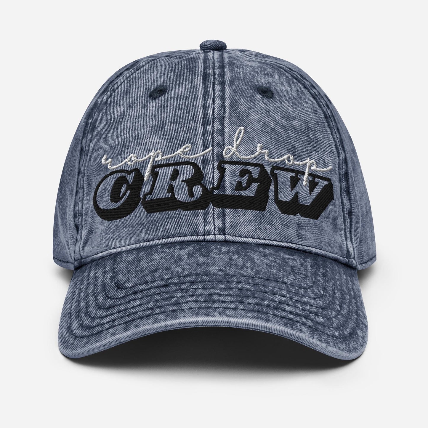 Rope Drop Crew Disney Hat, Vintage Cotton Twill Cap