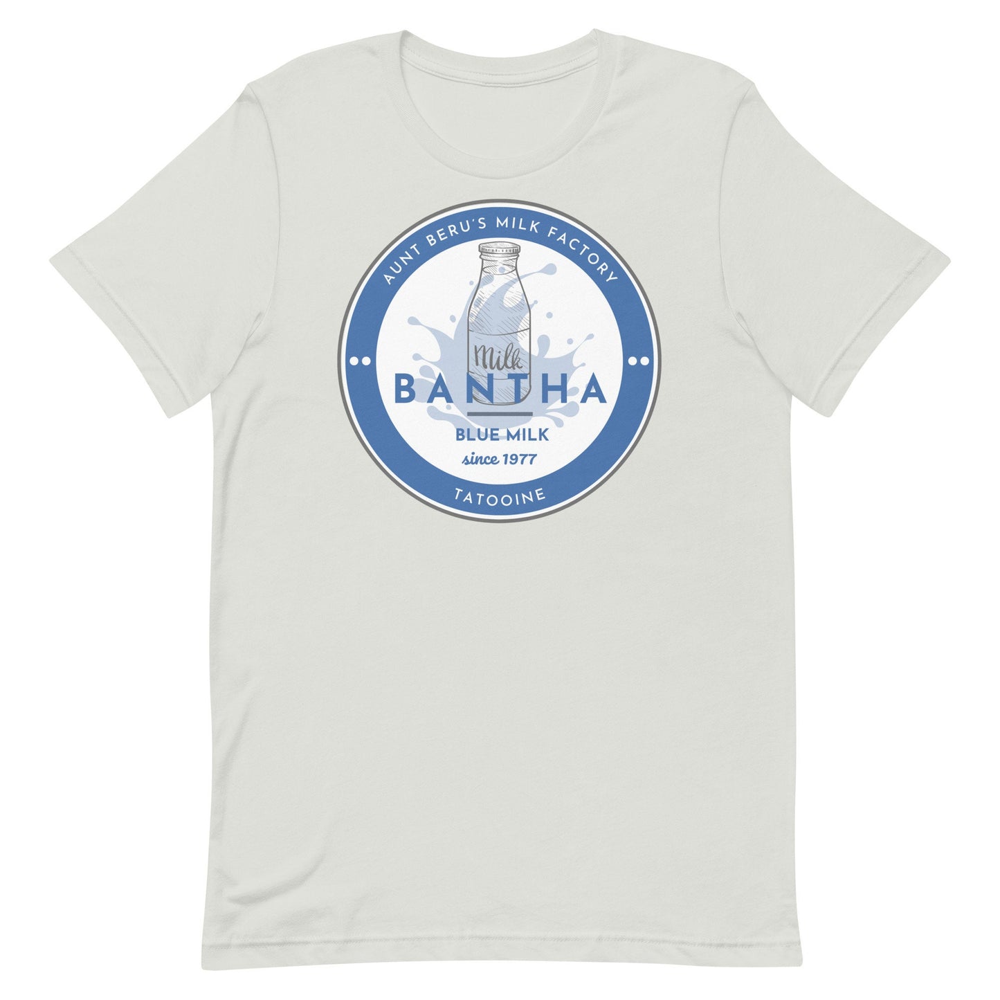 Blue Bantha Milk Bella Canvas T-Shirt, Subtle Disney Family Tee