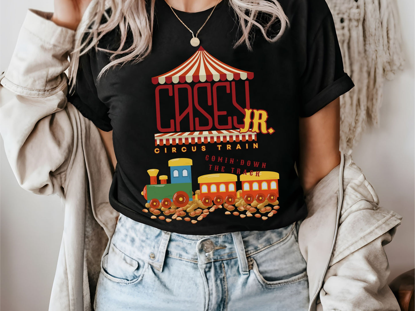 Casey Jr. Circus Train Shirt, Disney Family Tee, Unisex Bella Canvas