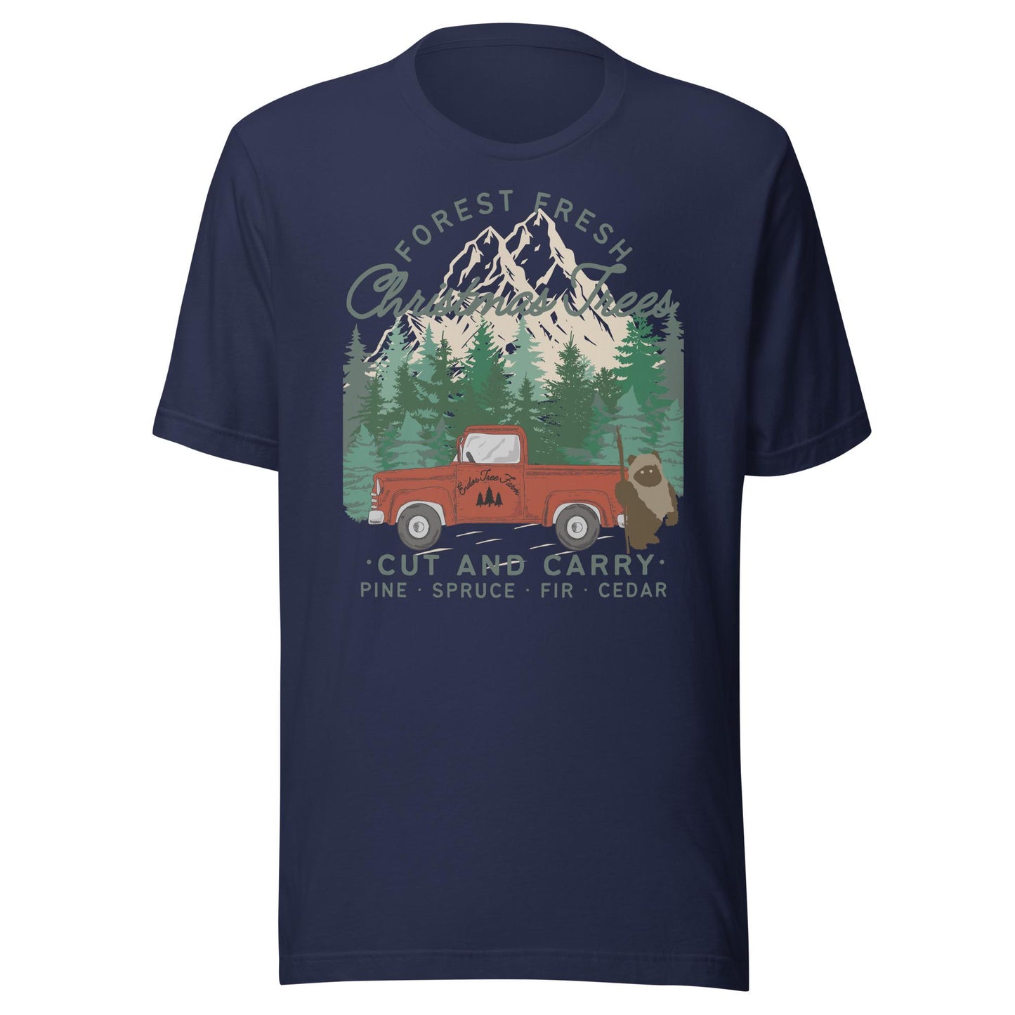 Endor Tree Farm Shirt, Star Wars Christmas, Disney Family Trip