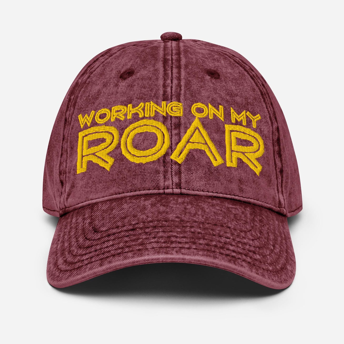 Lion King Inspired Dad Hat: Embroidered Vintage Cotton Twill Cap