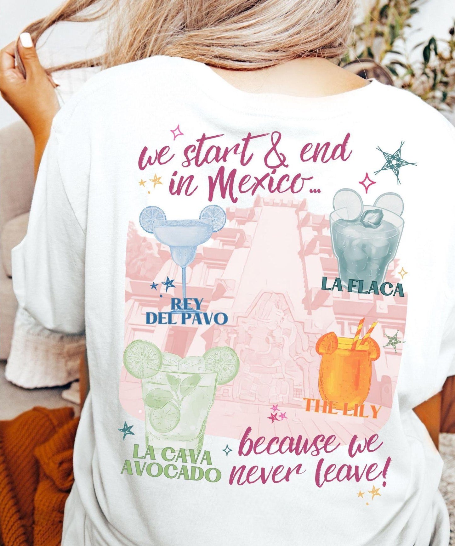 Margs Por Favor Comfort Colors Tee, Epcot Mexico Pavilion Shirt