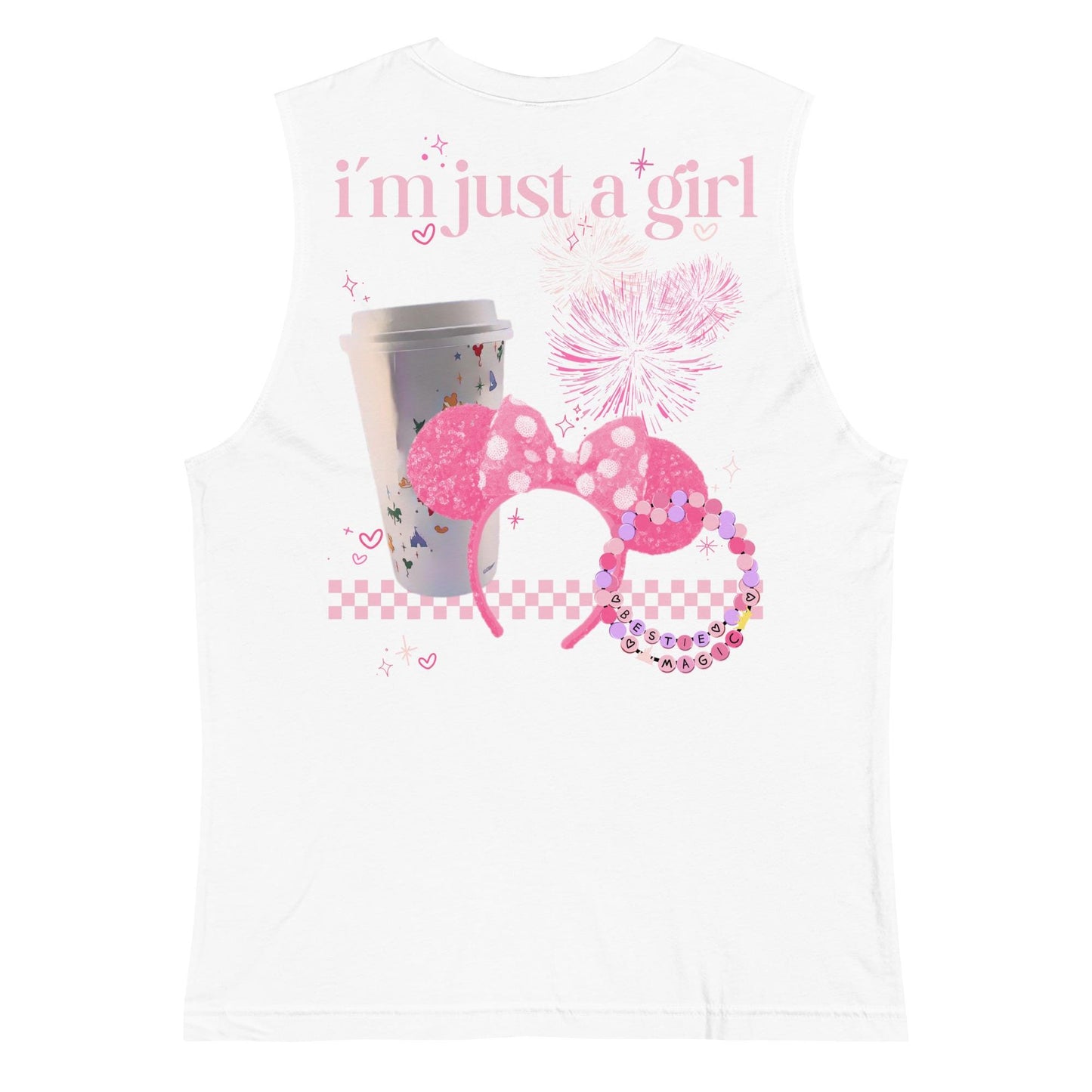 I'm Just a Girl Disney Tank Top, Bella Canvas Girls Trip Shirt