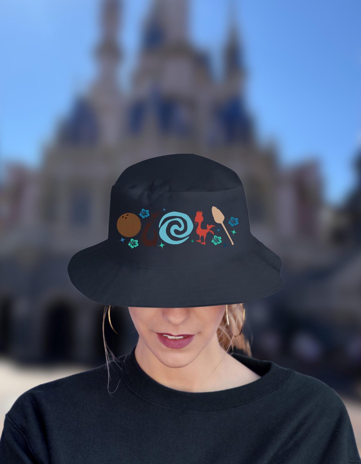 Embroidered Moana Bucket Hat | Subtle Disney, EPCOT Disneybound