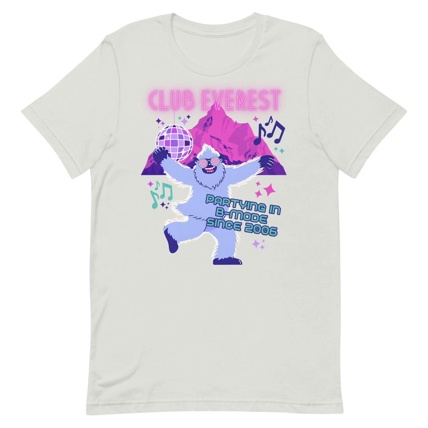 Disco Yeti Shirt, Club Everest, Animal Kingdom Bella Canvas Tee