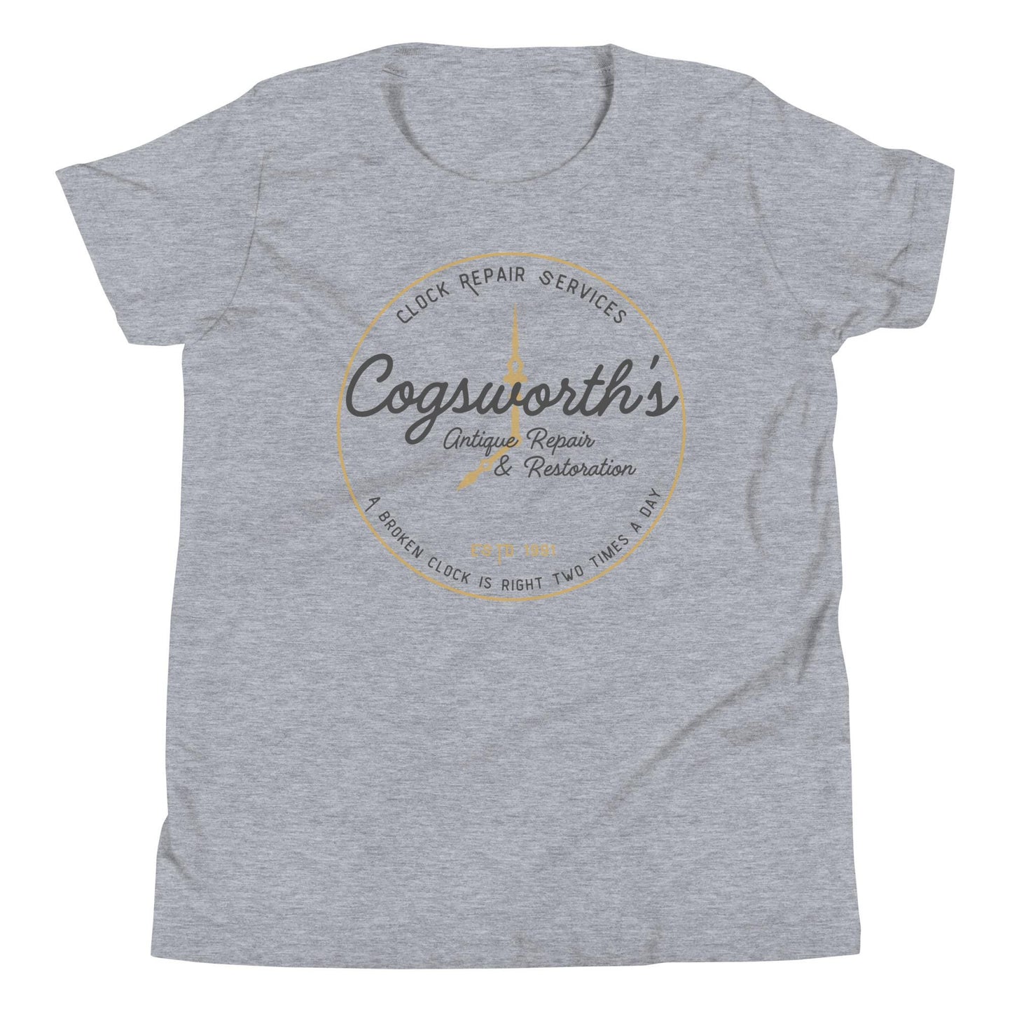 Cogsworth Youth Shirt, Beauty and the Beast, Disneyland Family Tee