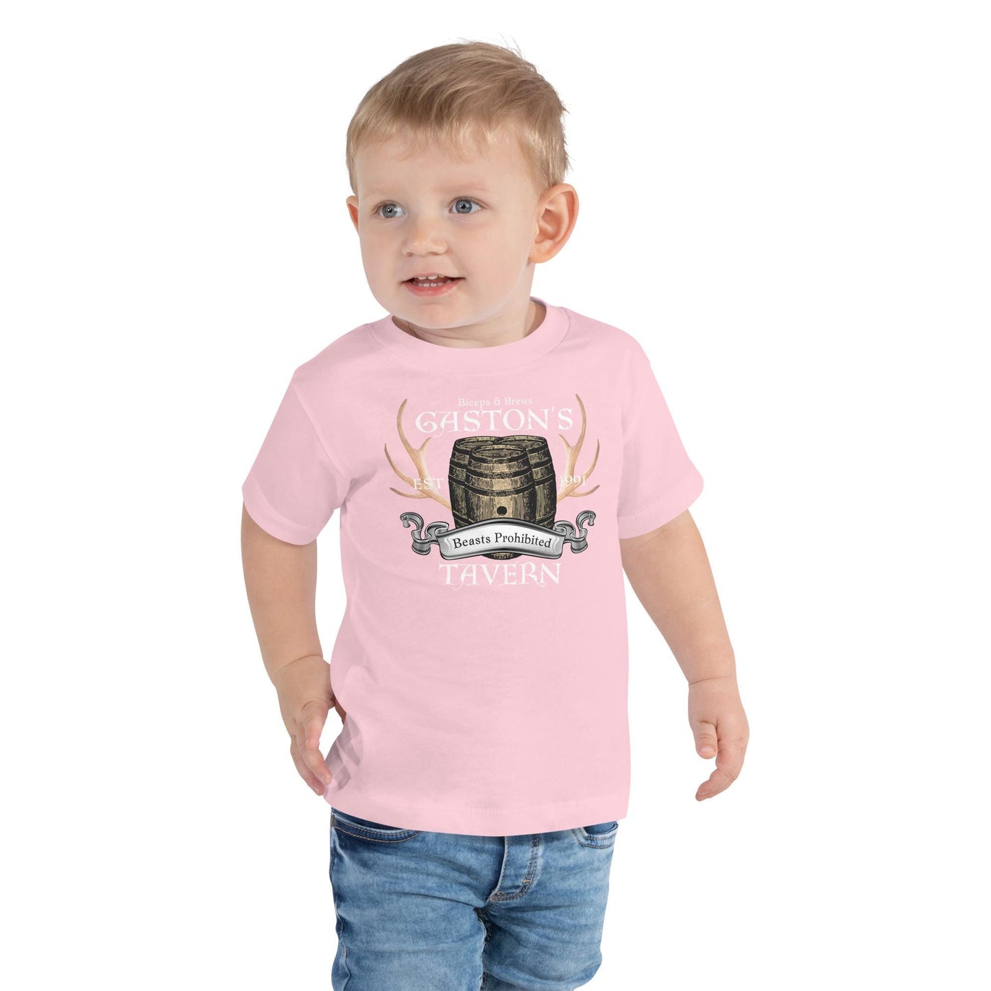 Toddler Gaston's Tavern Shirt, Beauty and the Beast Inspired