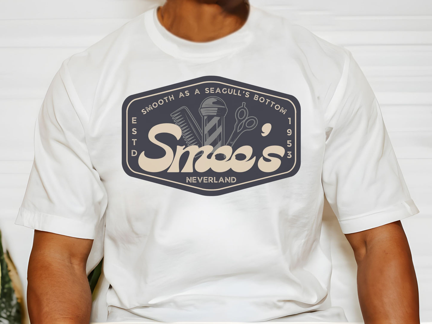 Smee's Barber Shop Bella Canvas T-Shirt, Subtle Disney Dad Shirt