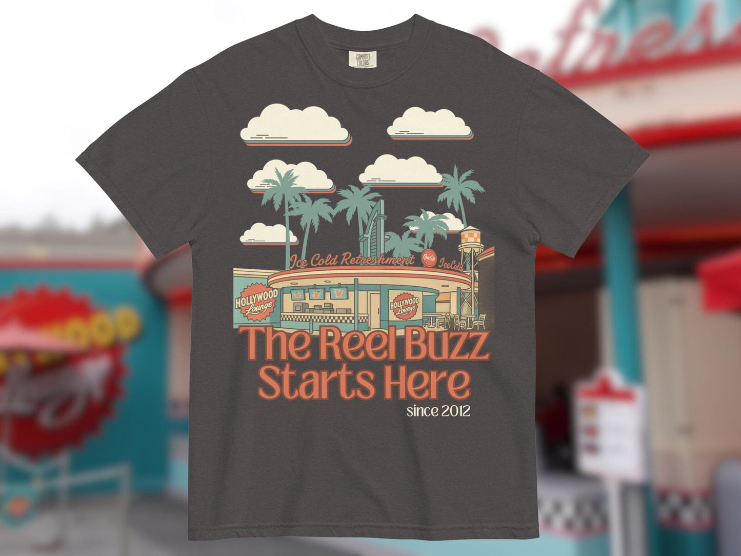 Retro Hollywood Lounge Comfort Colors Shirt, Disney Adult Tee