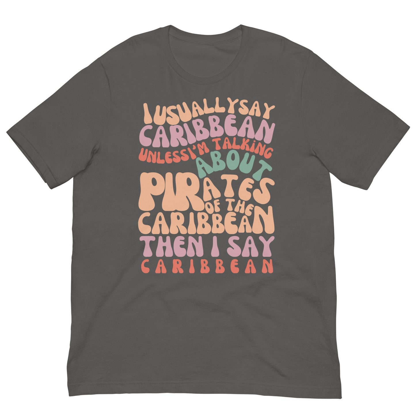 Pirates of the Caribbean Bella Canvas T-Shirt, Subtle Disney Shirt