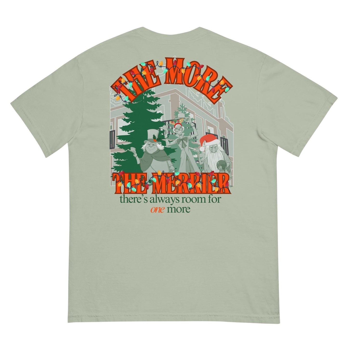 Haunted Mansion Christmas Shirt, Disney Hitchhiking Ghosts Holiday Tee